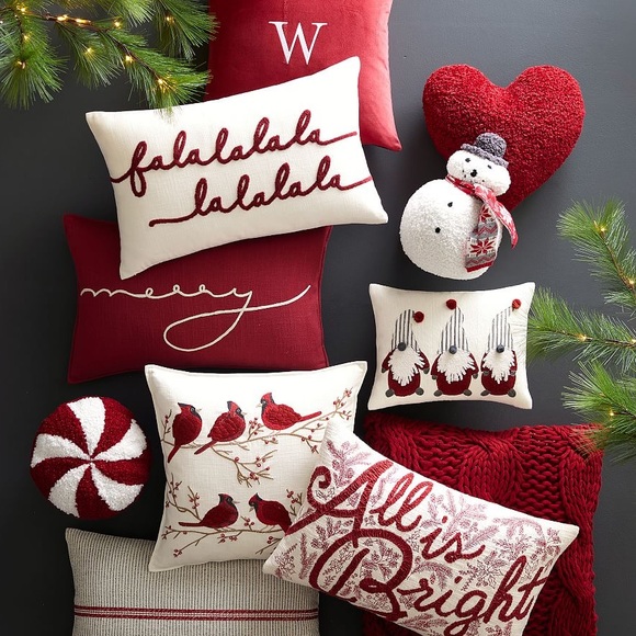 Pottery Barn Merry Lumbar Pillow Cover - Picture 8 of 10